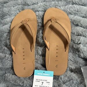 Reef Women's Brown Leather Sandals